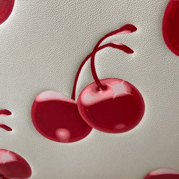 🍒 COACH ERGO SHOULDER BAG IN COACHTOPIA LEATHER WITH CHERRY PRINT - Picture 12 of 16